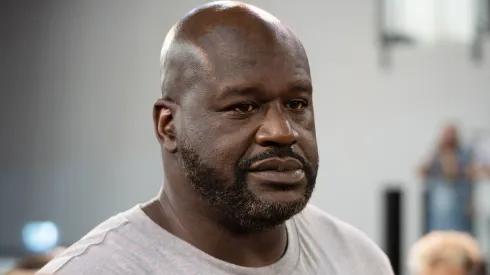 Shaquille O Neal attends the Hey, This is Shaq Basketball Tournament in Warsaw, Poland