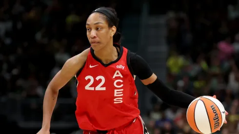 A'ja Wilson of Las Vegas Aces