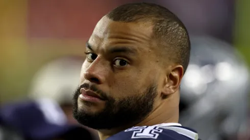 Dak Prescott quarterback of the Dallas Cowboys