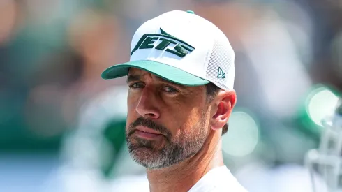 Aaron Rodgers quarterback of the New York Jets