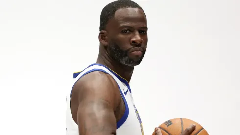 Draymond Green of the Golden State Warriors poses for the media during the Warriors Media Day at Chase Center on September 30, 2024 in San Francisco, California.
