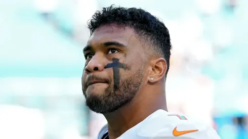 Tua Tagovailoa quarterback of the Miami Dolphins
