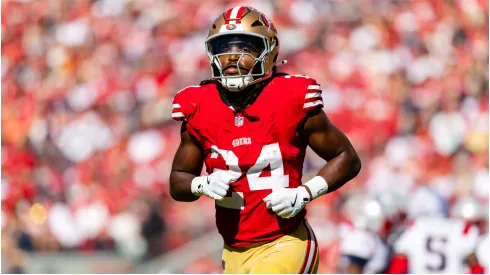 San Francisco 49ers running back Jordan Mason