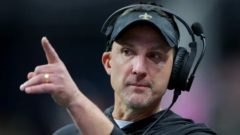 New Orleans Saints head coach Dennis Allen