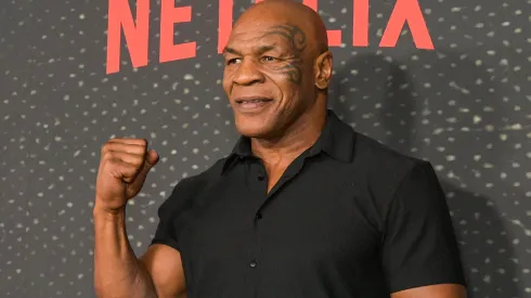 Mike Tyson attends the Starting 5 LA Premiere at The Egyptian Theatre Hollywood on September 23, 2024 in Los Angeles, California. 
