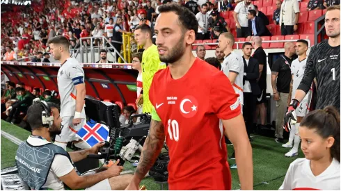 Hakan Calhanoglu of Turkey