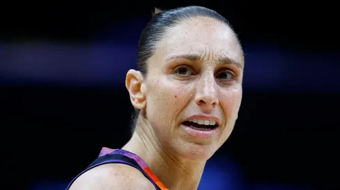 Diana Taurasi #3 of the Phoenix Mercury during play against the Los Angeles Sparks 
