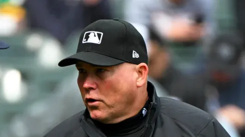 Mark Carlson #6 during the fourth inning of a game against the Chicago White Sox at Guaranteed Rate Field on March 31, 2024 in Chicago, Illinois. 
