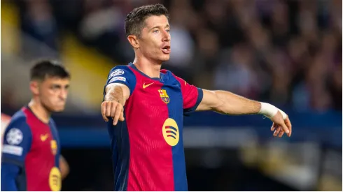 Robert Lewandowski of Barcelona