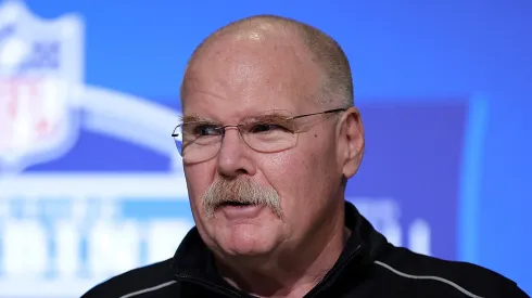 Andy Reid head coach of the Kansas City Chiefs