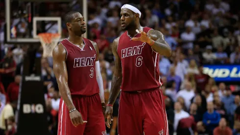 LeBron James and Dwyane Wade with the Miami Heat (Getty Images)
