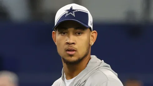 Trey Lance quarterback of the Dallas Cowboys