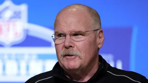Andy Reid head coach of the Kansas City Chiefs