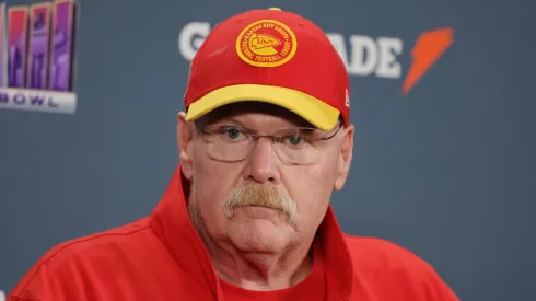 Andy Reid head coach of the Kansas City Chiefs