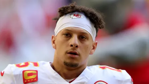 Patrick Mahomes quarterback of the Kansas City Chiefs
