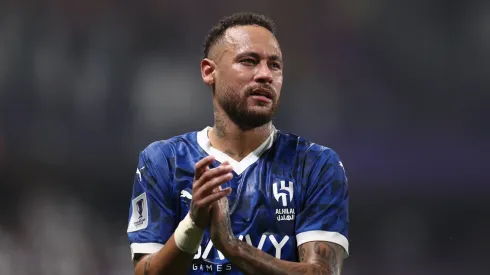 Neymar Junior of Al Hilal  looks on after the AFC Champions League Elite match
