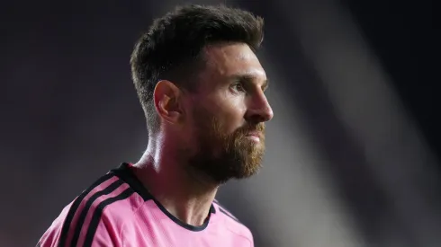 Lionel Messi of Inter Miami looks on during the second half against the Atlanta United 
