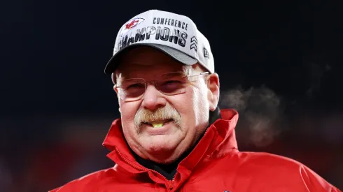 Andy Reid head coach of the Kansas City Chiefs