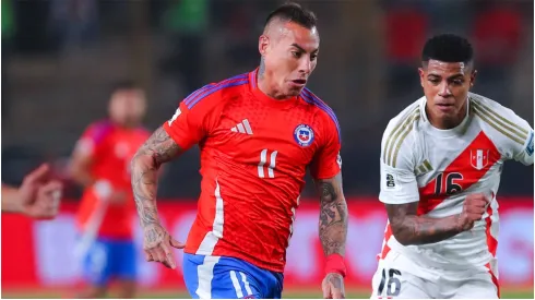 Chile's player Eduardo Vargas
