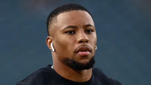 Saquon Barkley running back of the Philadelphia Eagles
