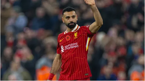 Liverpool's goal-scorer Mohamed Salah