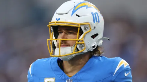 Justin Herbert of the Los Angeles Chargers