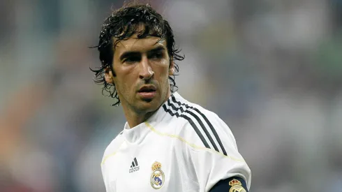 Raul Gonzalez during a LaLiga match with Real Madrid.
