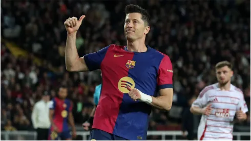 Robert Lewandowski of FC Barcelona