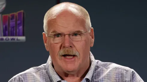 Andy Reid head coach of the Kansas City Chiefs
