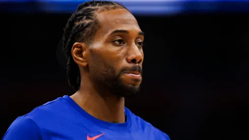 LA Clippers forward Kawhi Leonard (2) during a game against the Toronto Raptors
