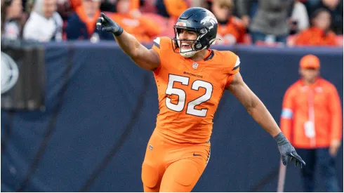 Denver Broncos linebacker Jonah Elliss