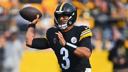 Russell Wilson quarterback of the Pittsburgh Steelers
