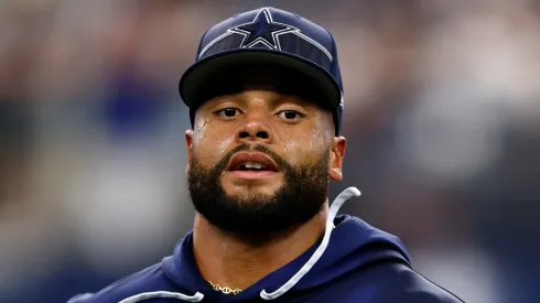 Dak Prescott quarterback of the Dallas Cowboys