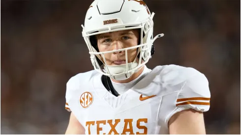 Texas quarterback Cole Lourd