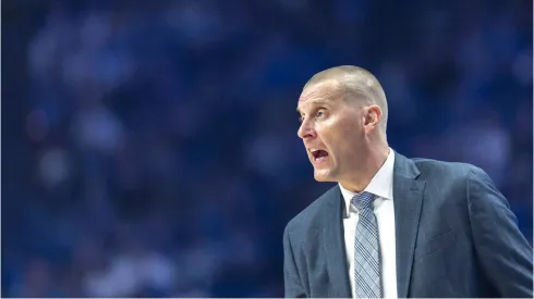  Kentucky basketball coach Mark Pope didn t produce an NBA draft pick during his nine combined seasons as the head coach at Utah Valley and BYU. (Ryan C. Hermens Lexington Herald-Leader TNS
