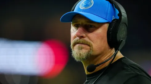 NFL, American Football Herren, USA Houston Texans vs Detroit Lions, November 10, 2024 Detroit Lions head coach Dan Campbell during an NFL game between the Texans and the Lions on November 10, 2024 in Houston, Texas.