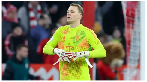 Manuel Neuer (FC Bayern Muenchen) leaves the pitch after his red card, DFB Cup – Round of 16, FC Bayern München v Bayer 04 Leverkusen, Allianz Arena, December 3, 2024 in Munich, Germany.