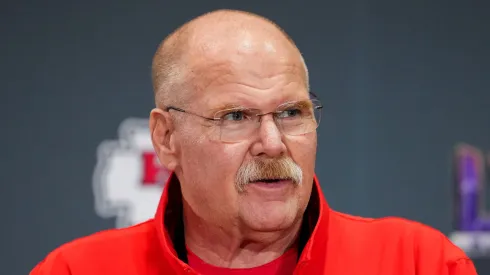 Andy Reid head coach of the Kansas City Chiefs