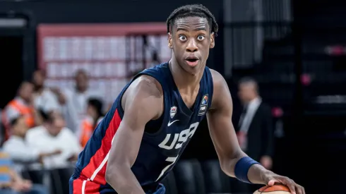 FINAL USA v Italy FIBA U17, U 17 Basketball World Cup 2024 AJ Dybantsa (7) United States beat Italy 129-88 for the FIBA U17 Basketball World Cup 2024 title and the country s seventh straight undefeated run to the trophy. The Americans have been breaking records all tournament. Turkey Copyright: