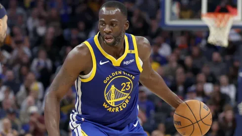 Draymond Green #23 of the Golden State Warriors in action against the New Orleans Pelicans at Chase Center.
