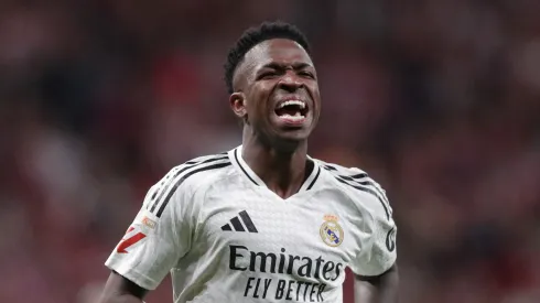 Vinicius Jr. from Real Madrid celebrates.