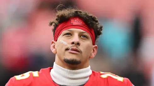 Patrick Mahomes quarterback of the Kansas City Chiefs
