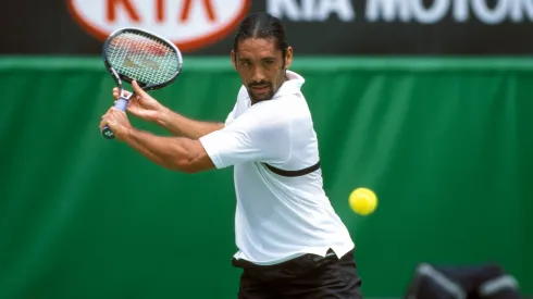 Marcelo Rios during the 2002 Australian Open.
