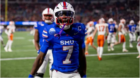 Southern Methodist Mustangs<br />
quarterback Kevin Jennings
