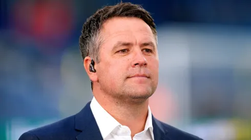 Michael Owen ahead of the Premier League match between Leeds United v Leicester City. 
