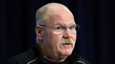 Andy Reid head coach of the Kansas City Chiefs