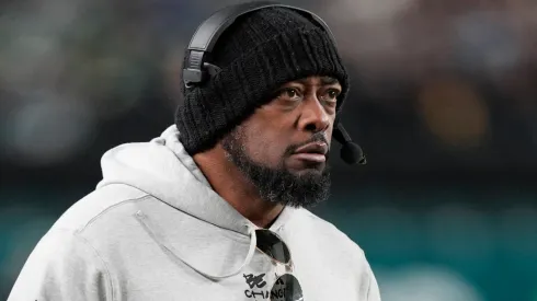 Head Coach Mike Tomlin during the Philadelphia Eagles vs Pittsburgh Steelers at Lincoln Financial Field in Philadelphia PA.