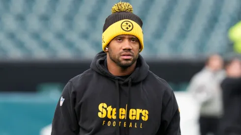 Russell Wilson 3 during the Philadelphia Eagles vs Pittsburgh Steelers at Lincoln Financial Field in Philadelphia PA.
