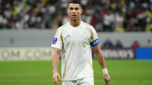 Cristiano Ronaldo of Al Nassr in the AFC Elite Champions League match between Al Gharafa vs Al Nassr.
