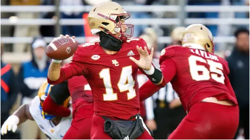 Boston College quarterback Grayson James
